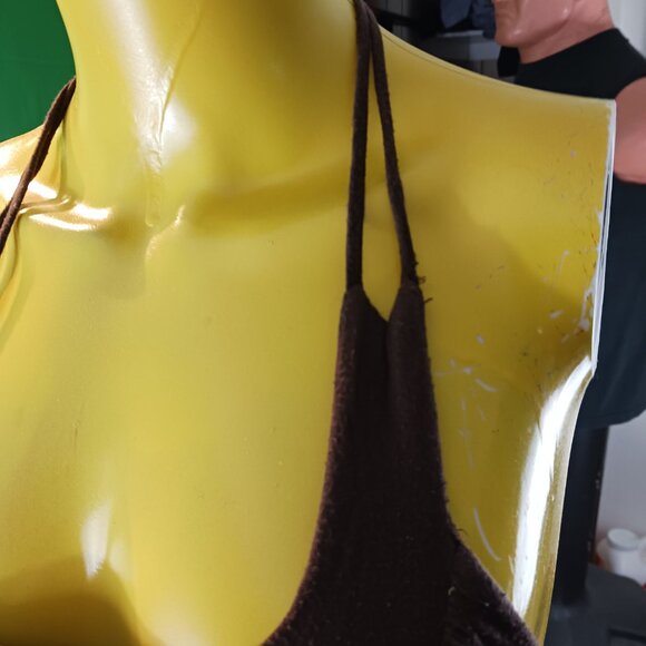 XS women Seduction dress grunge fairycore style dress midi open back - Picture 3 of 10